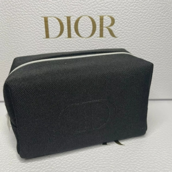 Dior Handbags - Dior Logo Black makeup bag